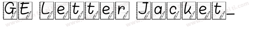 GE Letter Jacket字体转换